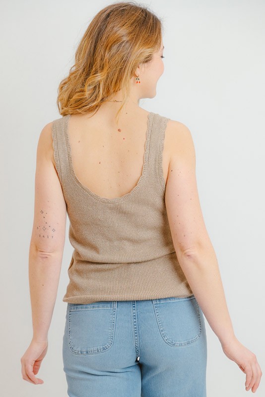 Top Lexie Beige Vero Moda