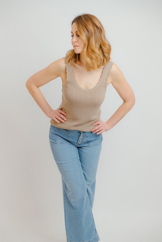 Top Lexie Beige Vero Moda