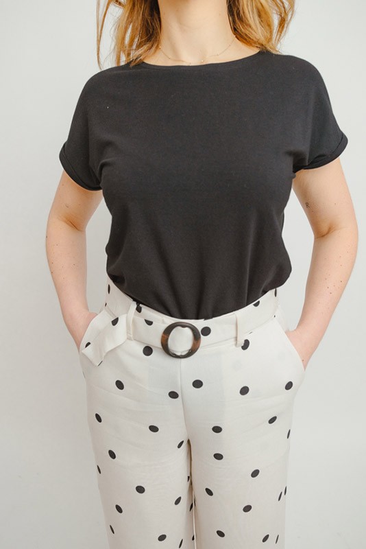 Camiseta Pamila Black B Young