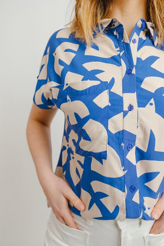 Camisa Blue Birds Pepaloves