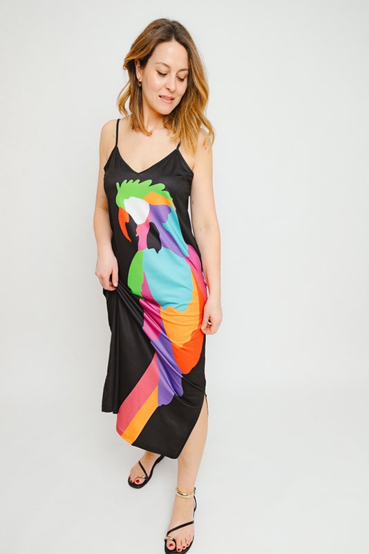 Vestido Lencero Al Loro Lolina