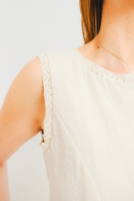 Top Alise beige Vero Moda