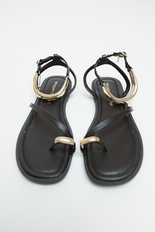 Sandalia Negra Alash Blogger