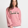 Sudadera Basica Rosa Anabel Lee