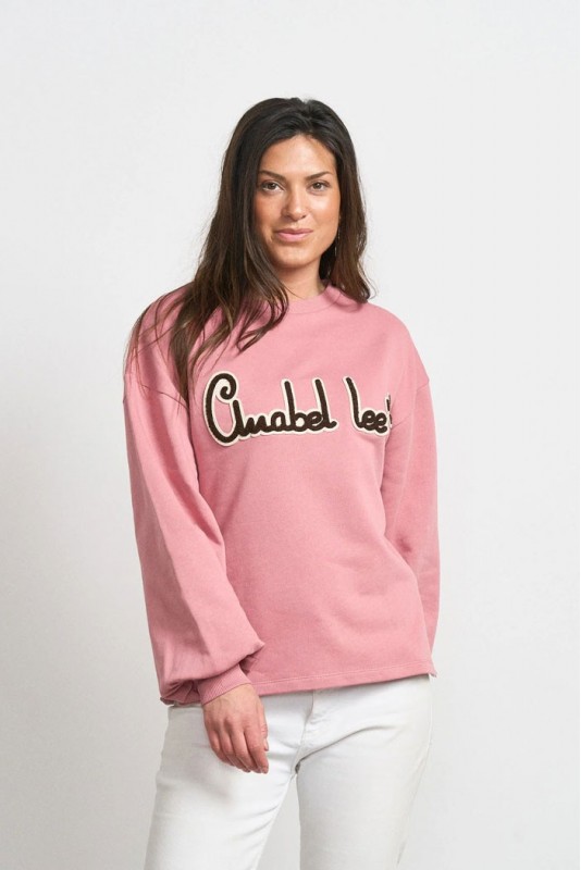 Sudadera Basica Rosa Anabel Lee