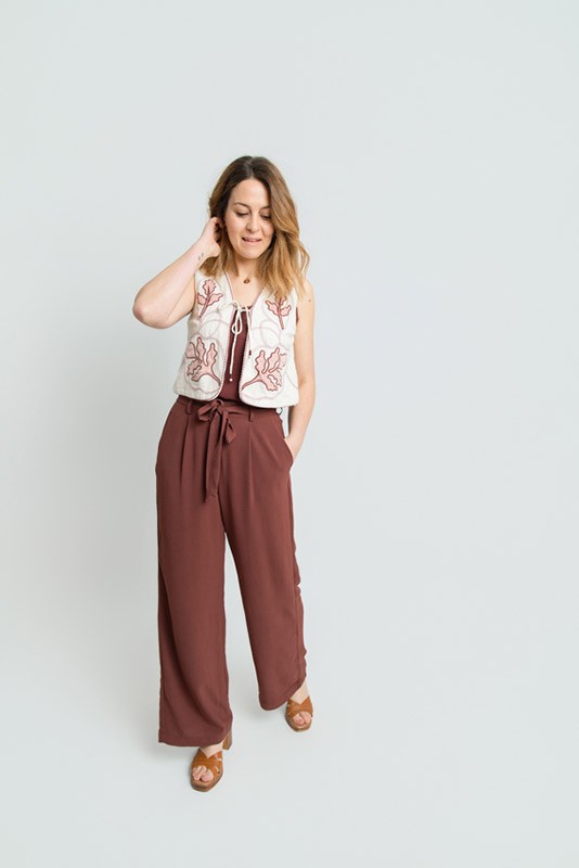 Chaleco Jamila Crudo Vero Moda