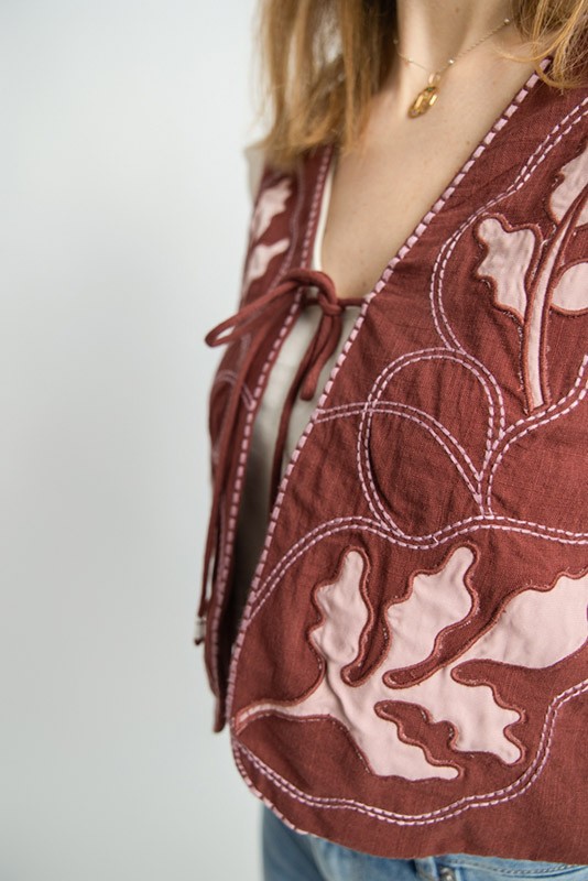 Chaleco Jamila Vino Vero Moda