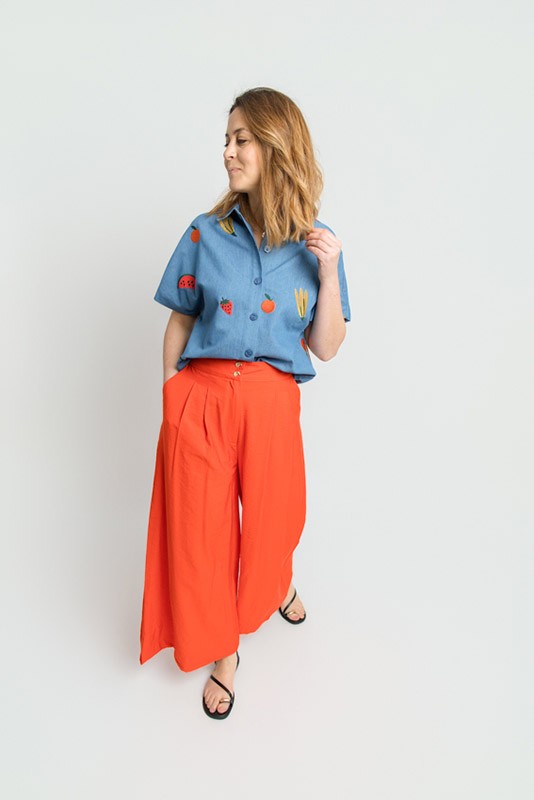 Pantalon Fluido Pinzas Pepaloves