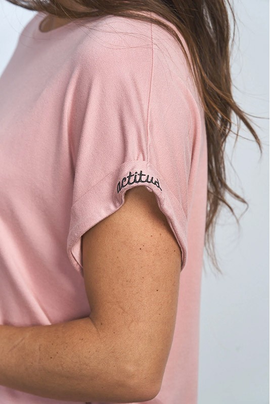 Camiseta Basica Rosa Anabel Lee