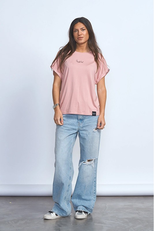 Camiseta Basica Rosa Anabel Lee Camiseta Basica Rosa Anabel Lee
