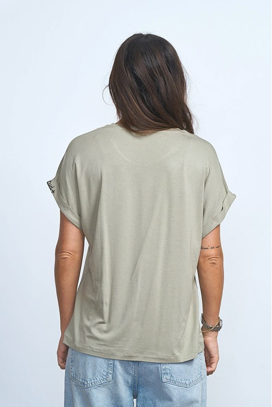 Camiseta Basica Verde Anabel lee