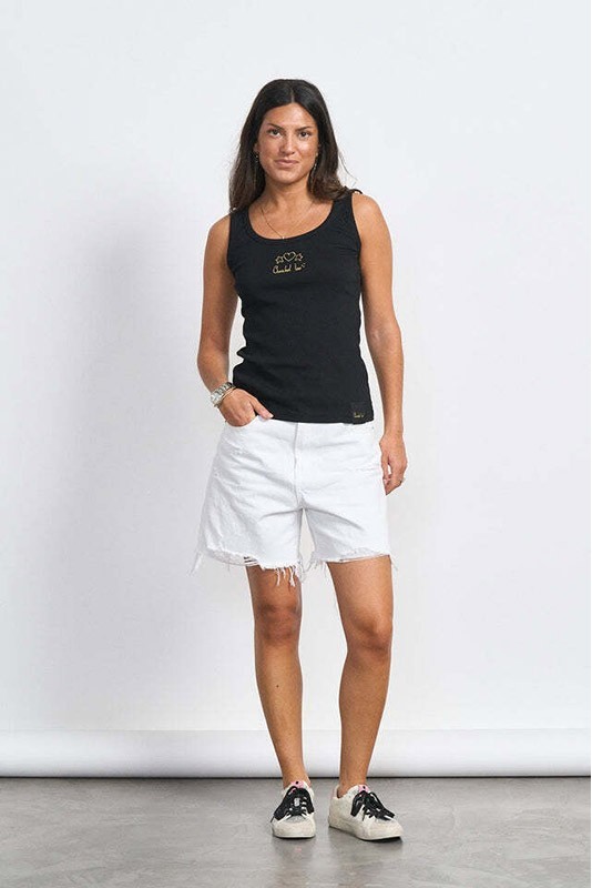 Top Tirantes Negro Anabel Lee