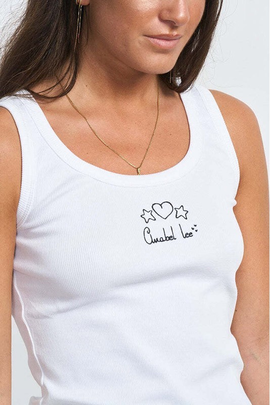 Top Tirantes Blanco Anabel Lee