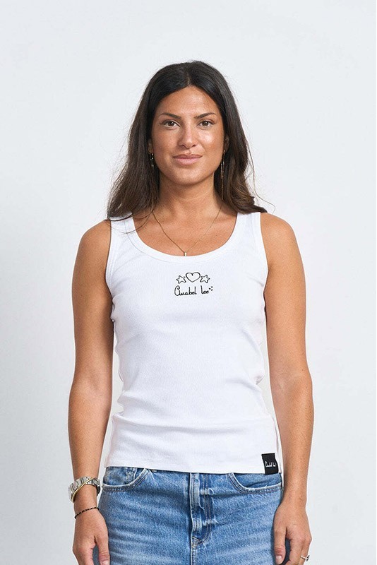 Top Tirantes Blanco Anabel Lee