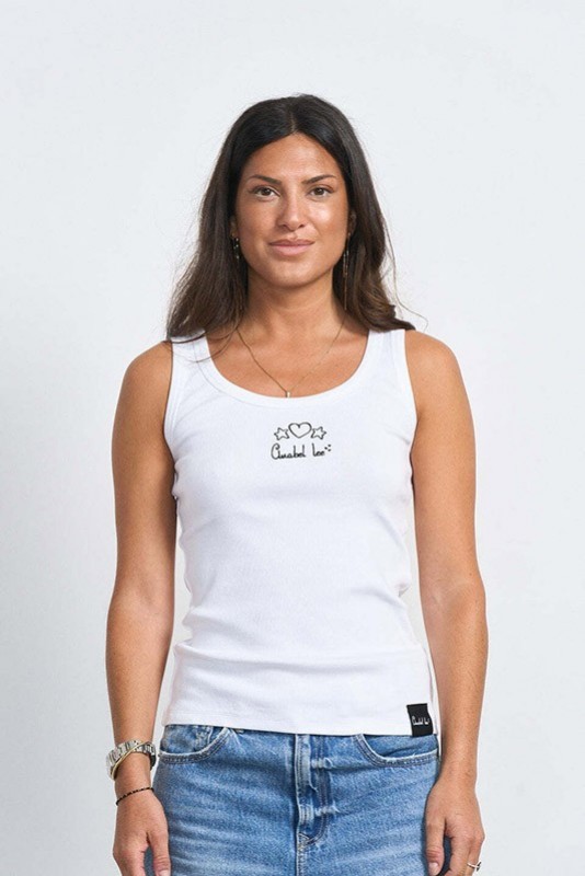 Top Tirantes Blanco Anabel Lee