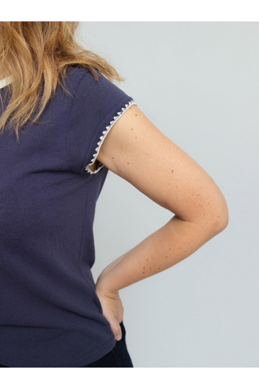 Camiseta Navy Ribete Camiseta Navy Ribete