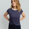Camiseta Navy Ribete
