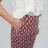 Pantalon Art Burdeos