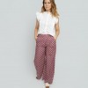 Pantalon Art Burdeos
