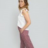 Pantalon Art Burdeos
