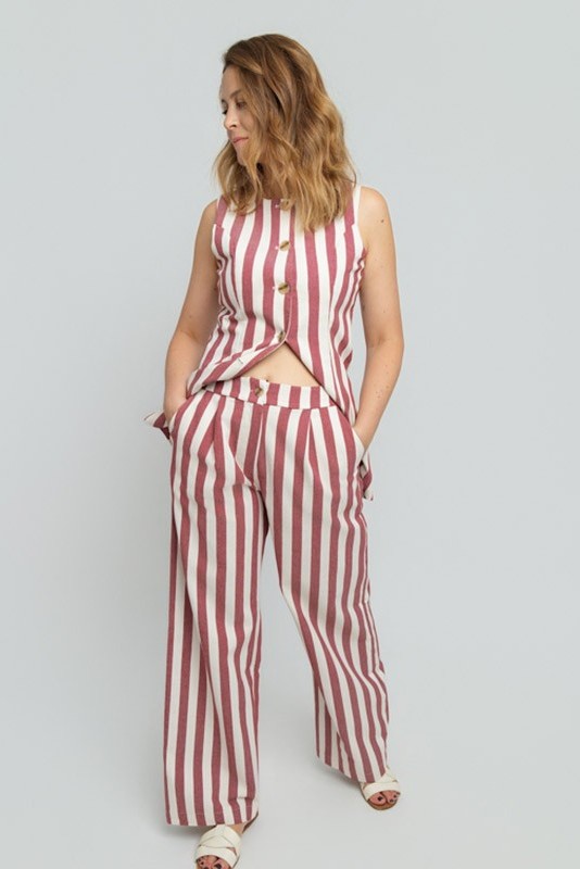 Pantalon Allow Burdeos
