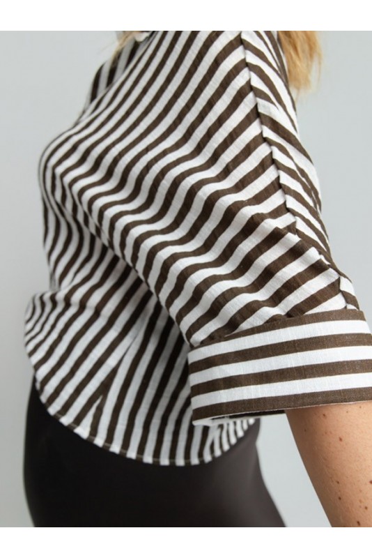 Camisa Navy Marron