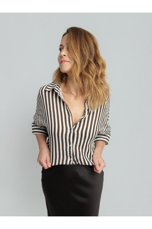 Camisa Navy Marron