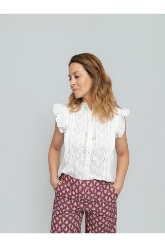 Camisa Bordados Helena Camisa Bordados Helena