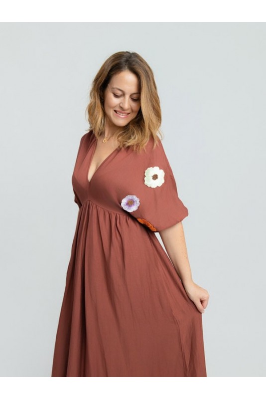 Vestido Leana Flores