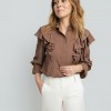 Blusa Jules Marron Vero Moda Blusa Jules Marron Vero Moda
