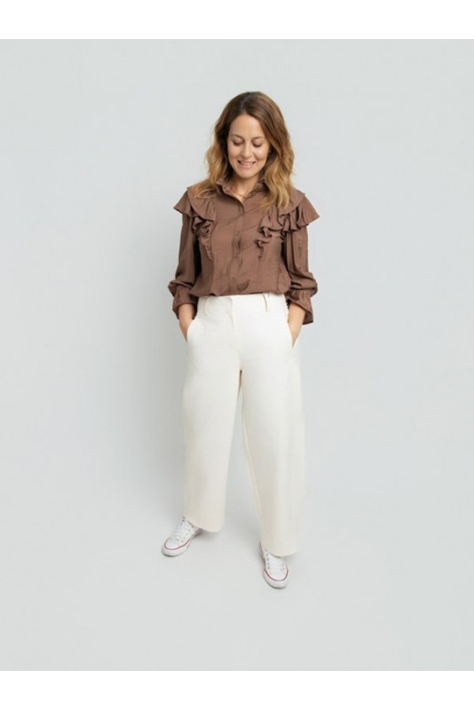 Blusa Jules Marron Vero Moda Blusa Jules Marron Vero Moda