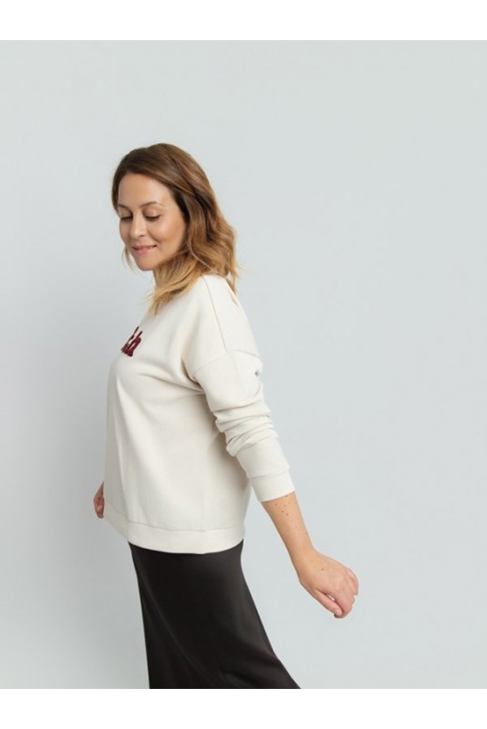 Sudadera Melina Beige Vero Moda