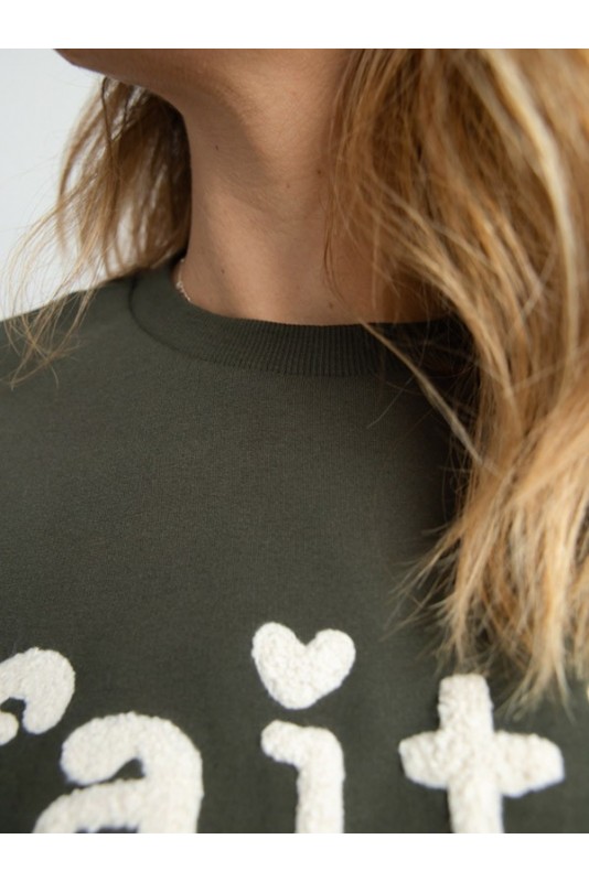 Sudadera Melina Green Vero Moda