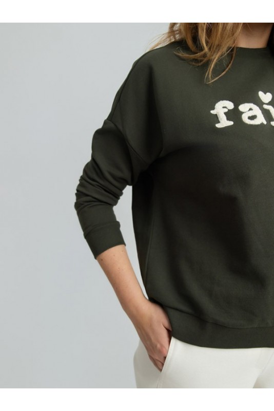 Sudadera Melina Green Vero Moda