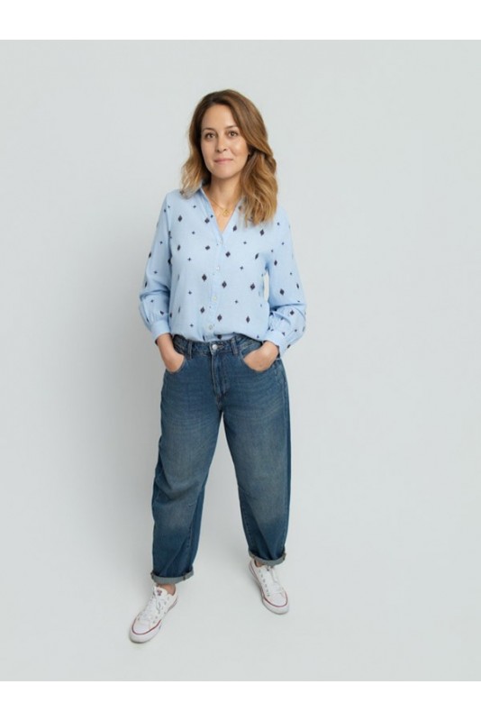 Camisa Fabienne Blue B Young Camisa Fabienne Blue B Young