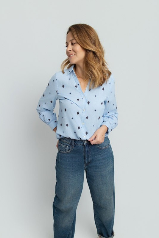 Camisa Fabienne Blue B Young