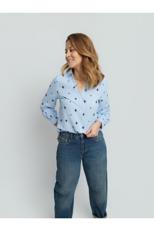 Camisa Fabienne Blue B Young Camisa Fabienne Blue B Young