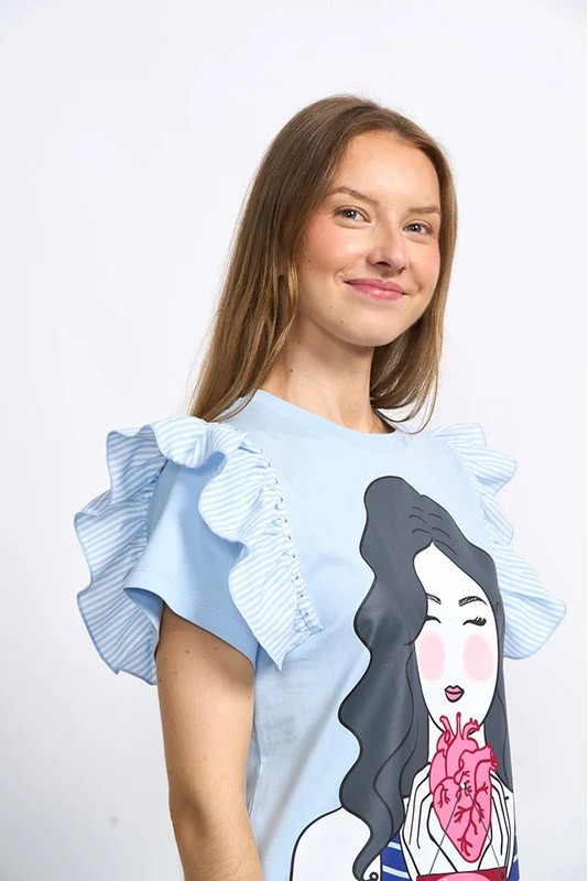 Camiseta Late Anable lee
