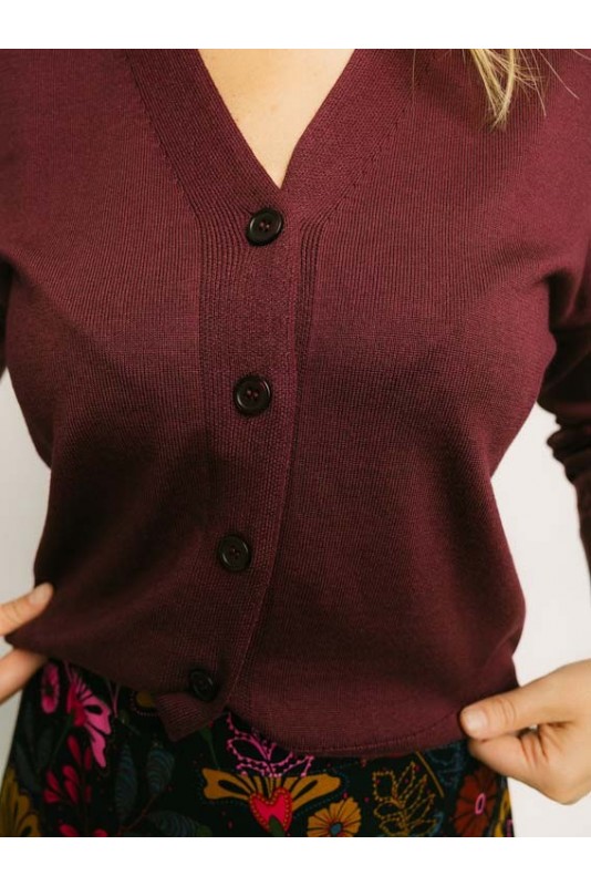 Cardigan Morla Burgundy B Young Cardigan Morla Burgundy B Young