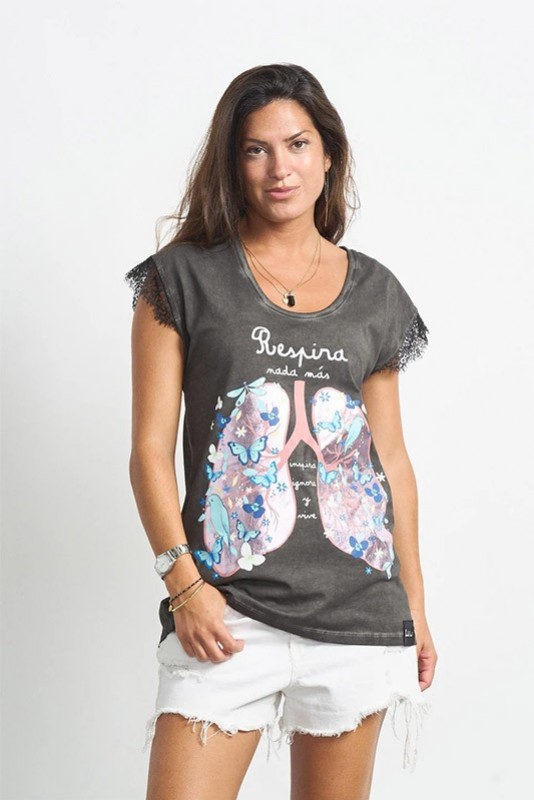 Camiseta Respira Anabel Lee