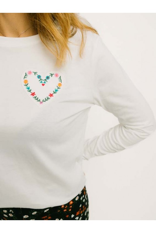 Camiseta Brunswick Heart sugarhill