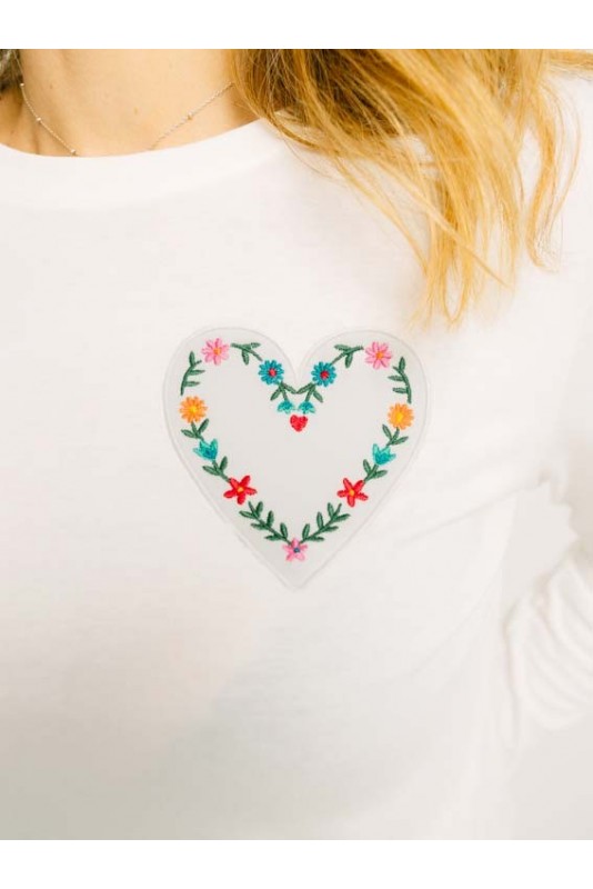 Camiseta Brunswick Heart sugarhill Camiseta Brunswick Heart sugarhill