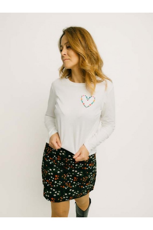 Camiseta Brunswick Heart sugarhill