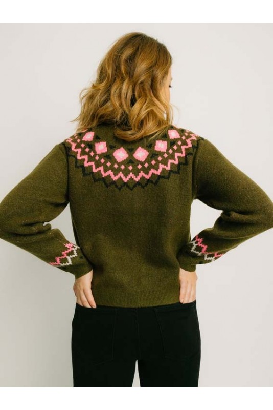 Cardigan Olana Olive Sugarhill Cardigan Olana Olive Sugarhill