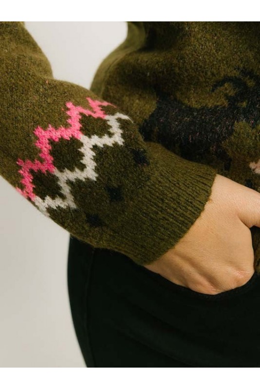 Cardigan Olana Olive Sugarhill Cardigan Olana Olive Sugarhill