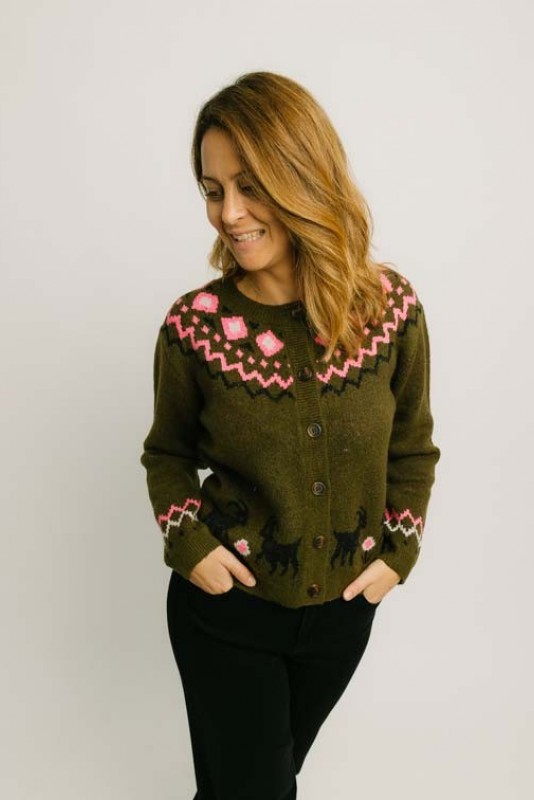Cardigan Olana Olive Sugarhill