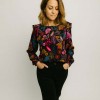 Blusa Trinity Black Sugarhill Blusa Trinity Black Sugarhill