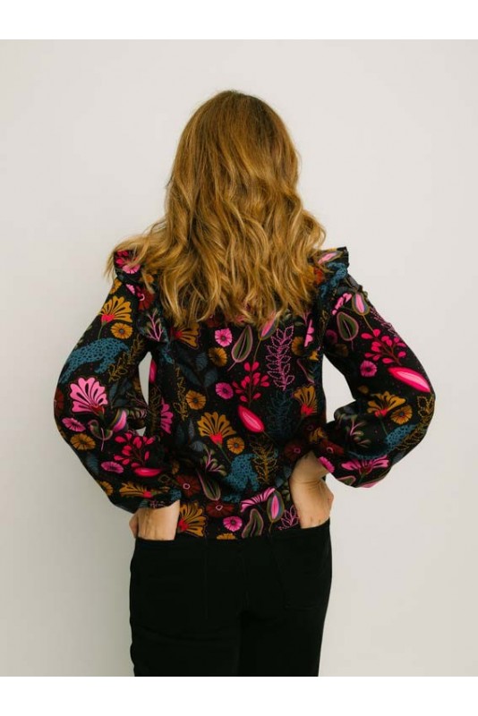 Blusa Trinity Black Sugarhill Blusa Trinity Black Sugarhill
