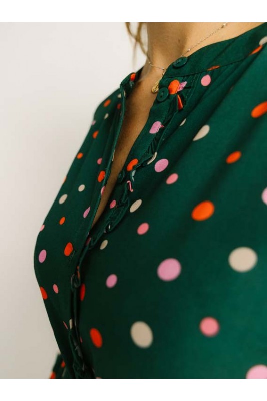 Vestido Margot Dots Sugarhill Vestido Margot Dots Sugarhill
