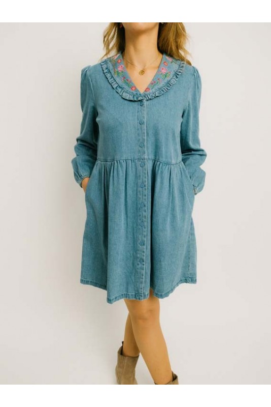 Vestido Dhalia Vaquero Sugarhill